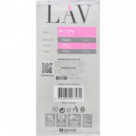 Porta pranzo Ermetico LAV Grigio Trasparente 0,8 L (12 Unità)