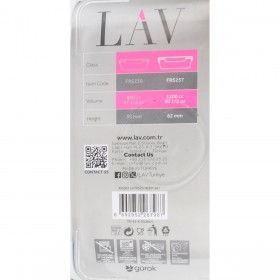 Porta pranzo Ermetico LAV Grigio Trasparente 1,2 L (12 Unità)