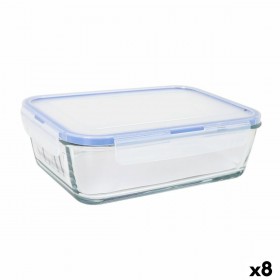 Porta pranzo Ermetico LAV Grigio Trasparente 1,9 L (8 Unità)
