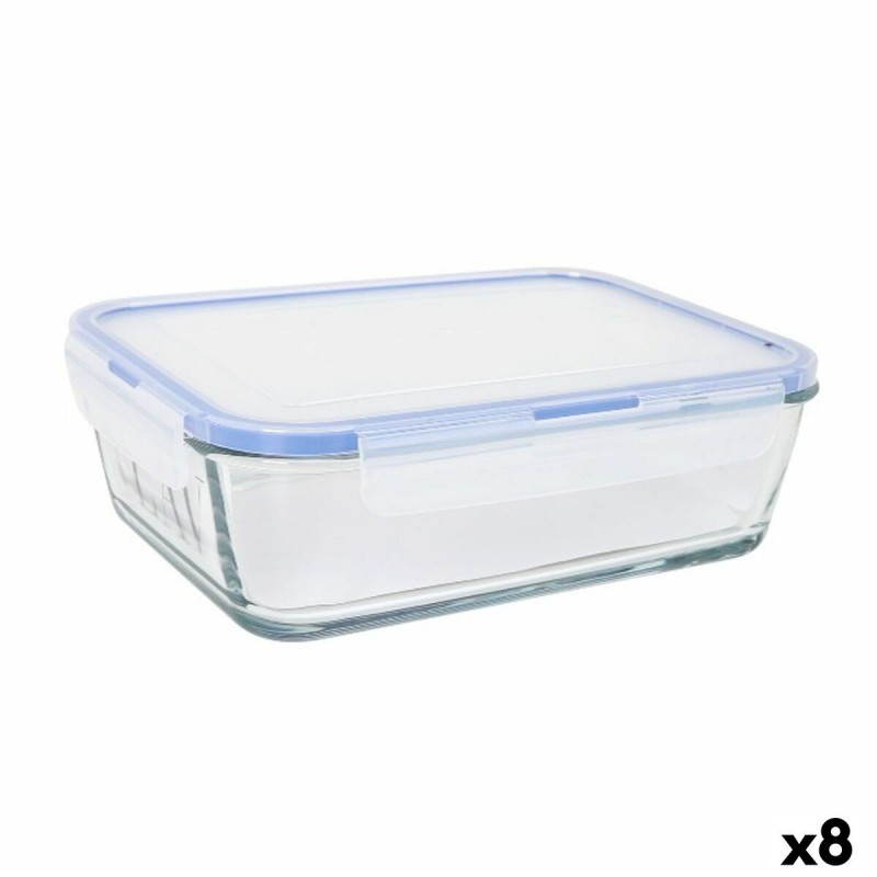 Porta pranzo Ermetico LAV Grigio Trasparente 1,9 L (8 Unità)