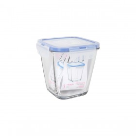 Porta pranzo Ermetico LAV Azzurro Trasparente 700 ml (8 Unità)