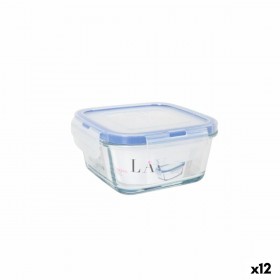 Porta pranzo Ermetico LAV Azzurro Trasparente 375 ml (12 Unità)