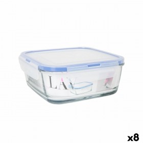 Porta pranzo Ermetico LAV Azzurro Trasparente 1,15 L (8 Unità)