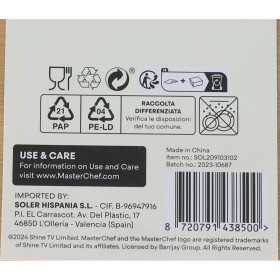 Tagliere MasterChef 38,5 x 30 cm (6 Unità)