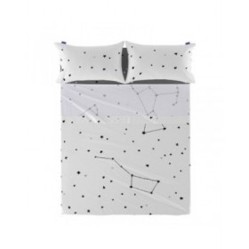 Lenzuolo Superiore HappyFriday Blanc Constellation Multicolore 180 x 270 cm (Stelle)