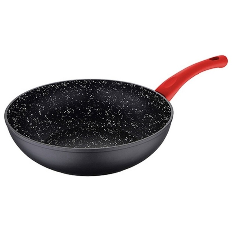 Padella Wok San Ignacio Toledo SG-6268 Ø 26 cm Nero Alluminio