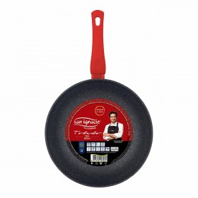 Padella Wok San Ignacio Toledo SG-6268 Ø 26 cm Nero Alluminio