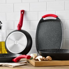 Padella Wok San Ignacio Toledo SG-6268 Ø 26 cm Nero Alluminio