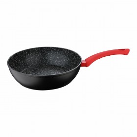 Padella Wok San Ignacio Toledo SG-6252 Ø 28 cm Nero Alluminio