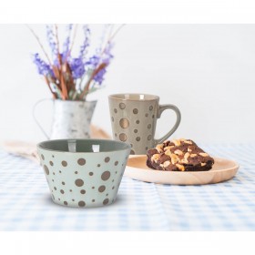 Tazza di caffè e tè La Mediterránea 100 ml Luna (36 Unità)