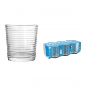 Set di Bicchieri La Mediterránea Mistral rings 6 Pezzi (12 Unità)