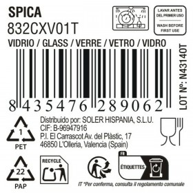 Bicchiere di acqua La Mediterránea Spica Verde (48 Unità)