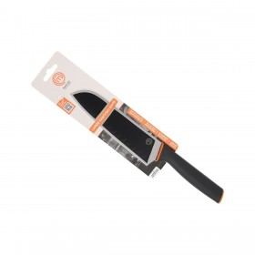 Coltello da Cucina MasterChef Nero Argentato 18 cm (24 Unità)