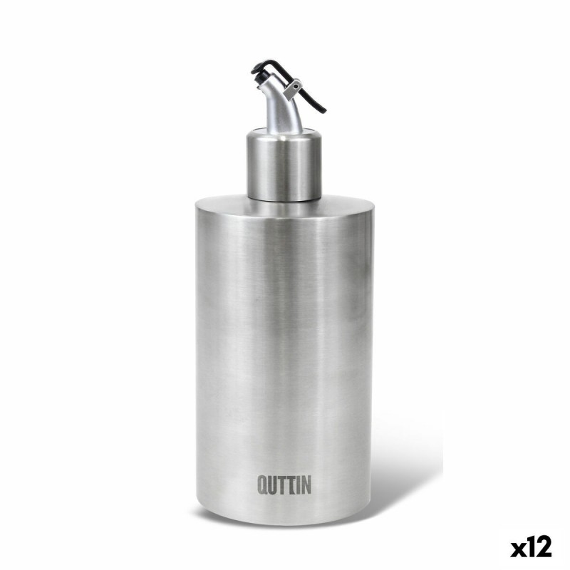 Oliera Quttin Argentato Acciaio inossidabile 550 ml (12 Unità)