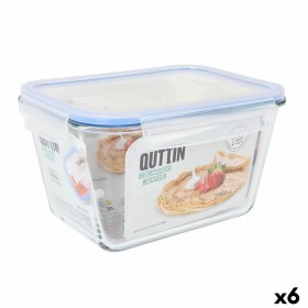 Porta pranzo Quttin Rettangolare 2,35 L (6 Unità)