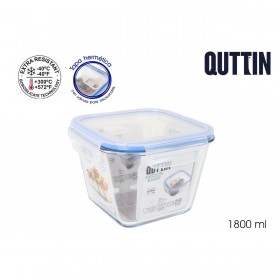 Porta pranzo Quttin Quadrato 1,8 L (6 Unità)