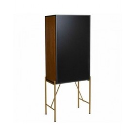 Armadio Alexandra House Living Marrone Vetro Legno di abete Legno MDF 35 x 155 x 64 cm