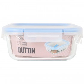 Porta pranzo Ermetico Quttin Boho Trasparente 1,1 L (6 Unità)