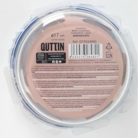 Porta pranzo Ermetico Quttin Boho Trasparente 0,9 l (6 Unità)