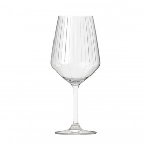 Set di calici da vino Inde Carre optics ø 9,8 x 22,2 cm 650 ml 6 Pezzi