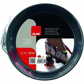 Stampo Removibile Ibili 820128 Acciaio Ø 28 x 6,5 cm Nero Rotondo