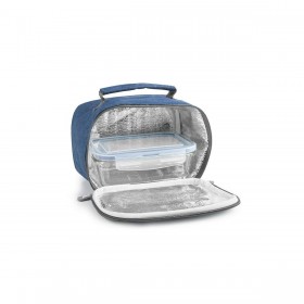 Porta colazione Termico Ibili 753401a Azzurro Poliestere Vetro Borosilicato 21 x 13 x 14 cm