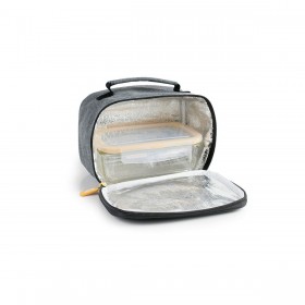 Porta colazione Termico Ibili 753401g Grigio Poliestere Vetro Borosilicato 21 x 13 x 14 cm