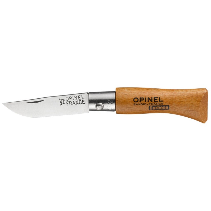 Coltello per Tritare Opinel Acciaio al carbonio legno di faggio 3,5 cm
