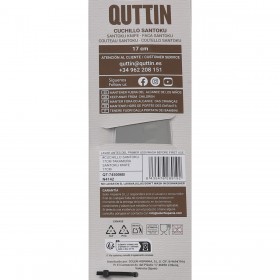 Coltello da Cucina Quttin SANTOKU Takamura Marrone Argentato 17 cm (12 Unità)