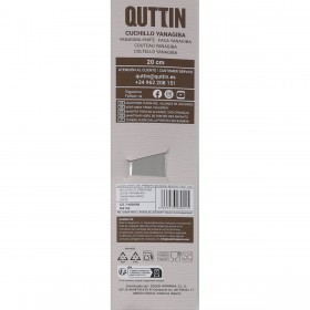 Coltello da Cucina Quttin YANAGIBA Takamura Marrone Argentato 20 cm (12 Unità)