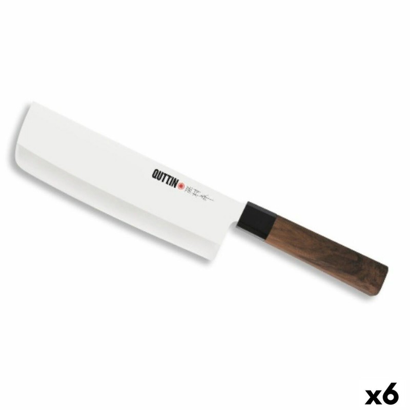 Coltello da Cucina Quttin Takamura Marrone Argentato 17 cm (6 Unità)