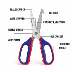 Forbici da Cucina Workpro Acciaio inossidabile 25 cm
