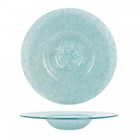 Piatto Fondo Samaritaine Turchese Ø 30 cm (6 Unità)