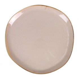 Piatto da pranzo Duomo Beige Ø 28 cm (6 Unità)