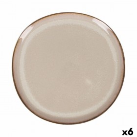 Piatto da Dolce Duomo Beige Ø 21 cm (6 Unità)