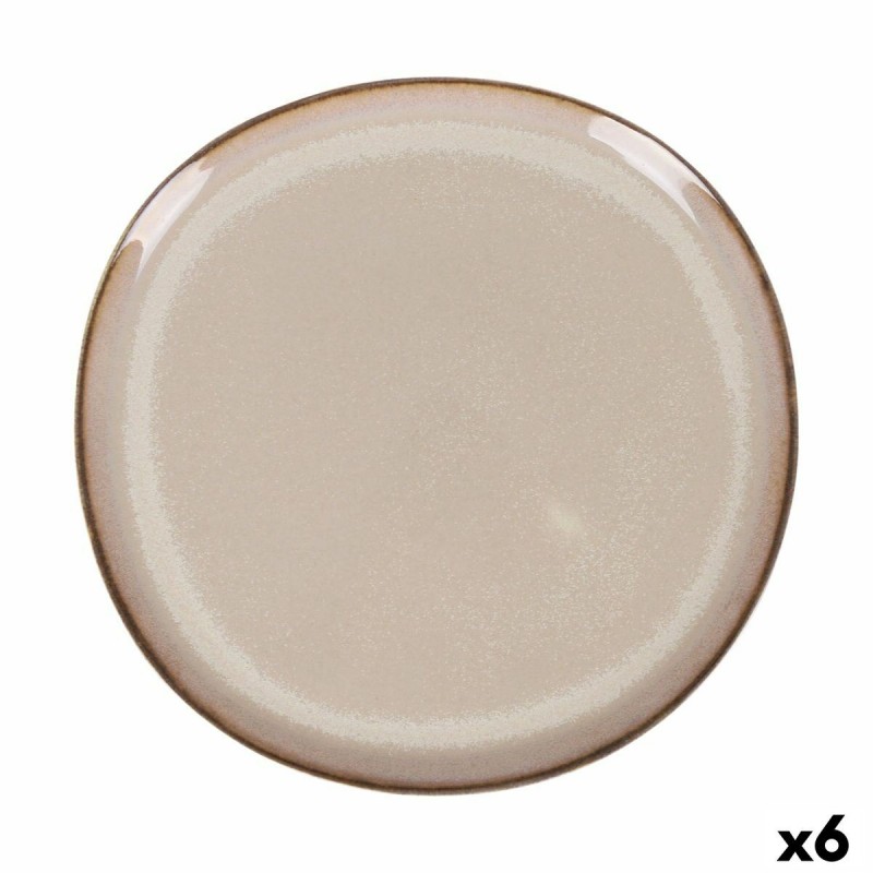 Piatto da Dolce Duomo Beige Ø 21 cm (6 Unità)