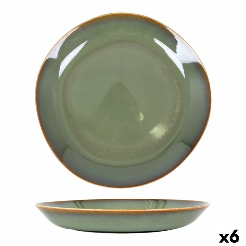 Piatto Fondo Duomo Verde Ø 23 cm (6 Unità)