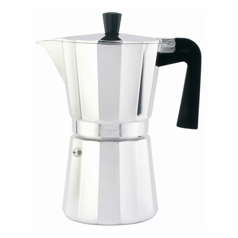 Caffettiera Italiana Oroley New Vitro Alluminio 9 Tazze