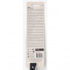 Coltello da Cucina MasterChef Chef Nero Argentato 20 cm (18 Unità)