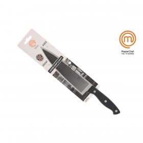 Coltello da Cucina MasterChef Chef Nero Argentato 20 cm (18 Unità)