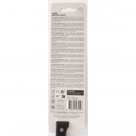 Coltello da Cucina MasterChef Nero Argentato 18 cm (18 Unità)