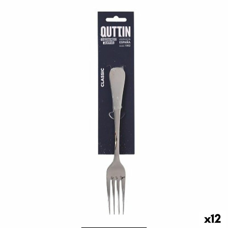 Forchetta Quttin Classic 20 x 2,5 cm 2 mm 3 Pezzi (12 Unità)