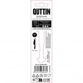 Set di Coltelli per Carne Quttin Classic Argentato Acciaio inossidabile 21,5 x 1,9 cm 2 Pezzi (12 Unità)