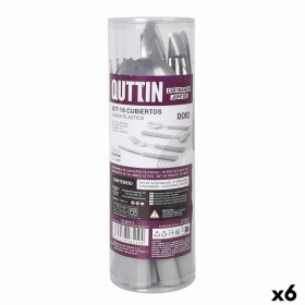 Posate Quttin DOIO Plastica 16 Pezzi 17 Pezzi (6 Unità)