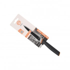 Coltello da Cucina MasterChef Nero Argentato 13 cm Multiuso (24 Unità)