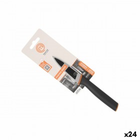 Coltello da Cucina MasterChef Nero Argentato 9 cm (24 Unità)
