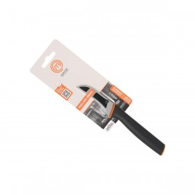 Coltello Spelucchino MasterChef Nero Argentato Acciaio inossidabile 7,5 cm (24 Unità)