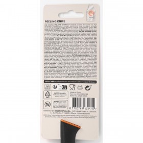 Coltello Spelucchino MasterChef Nero Argentato Acciaio inossidabile 7,5 cm (24 Unità)