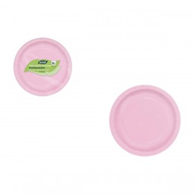 Set di piatti Algon Rosa 20 cm 10 Pezzi (24 Unità)