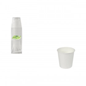 Set di Bicchieri Algon Bianco 80 ml 30 Pezzi (24 Unità)